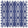 Geometric Stripe, Blue - Twist&Fit Roller Blind